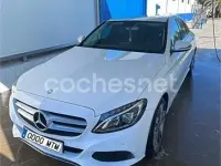 Usado Mercedes C200 Exclusive 136 CV (100 kW) 2017 Blanco Berlina