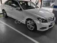 Usado Mercedes C200 136 CV (100 kW) 2011 Blanco Berlina