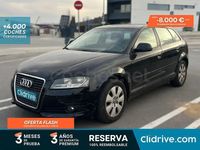 Usado Audi A3 Ambiente 125 CV (91 kW) 2009 Negro Utilitario