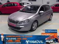 Usado Peugeot 308 Active 92 CV (67 kW) 2015 Gris Utilitario