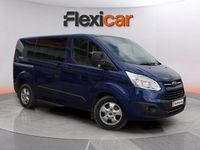 Usado Ford Transit Custom Trend 130 CV (95 kW) 2017 Azul Familiar