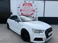 Usado Audi A3 S-Line 116 CV (85 kW) 2018 Blanco Berlina