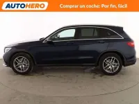 Usado Mercedes GLC220 AMG line 170 CV (125 kW) 2018 Azul SUV