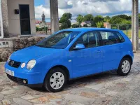 Usado VW Polo Highline 100 CV (73 kW) 2003 Azul Berlina