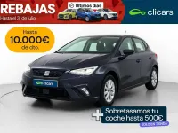 Usado Seat Ibiza Style 110 CV (80 kW) 2022 Negro Utilitario