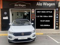 Usado VW T-Roc Cabriolet Style 150 CV (110 kW) 2020 Blanco Descapotable