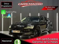 Occasion Skoda Superb Ambition 150 PK (110 kW) 2022 Zwart Stationwagen