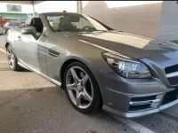 Usado Mercedes SLK250 AMG line 204 CV (150 kW) 2013 Gris Descapotable