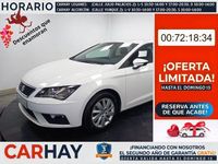 Usado Seat Leon Reference 111 CV (81 kW) 2018 Blanco Berlina