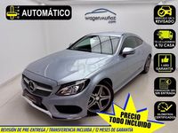 Usado Mercedes C220 AMG line 170 CV (125 kW) 2016 Gris / plata Coupe