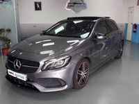 Usado Mercedes A200 AMG line 136 CV (100 kW) 2016 Gris / plata Berlina
