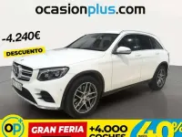 Usado Mercedes GLC250 204 CV (150 kW) 2016 Blanco SUV