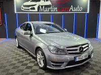 Usado Mercedes C220 AMG 170 CV (125 kW) 2013 Gris / plata Coupe