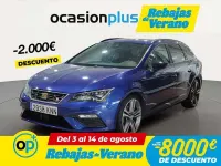 Usado Seat Leon ST FR 179 CV (131 kW) 2018 Azul Familiar