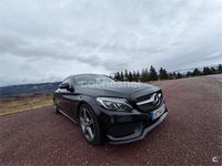 Usado Mercedes C220 AMG line 170 CV (125 kW) 2017 Negro Coupe