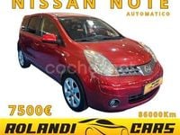 Usado Nissan Note Acenta 110 CV (80 kW) 2008 Granate Monovolumen