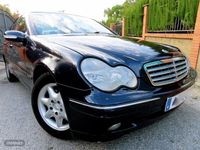 Usado Mercedes C220 Elegance 143 CV (105 kW) 2001 Azul Berlina