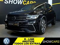 Usado VW Tiguan R-line 150 CV (110 kW) 2022 Negro SUV