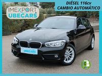 Usado BMW 116 116 CV (85 kW) 2019 Negro Utilitario