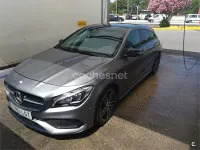 Usado Mercedes CLA250e Shooting Brake 218 CV (160 kW) 2017 Gris / plata Familiar