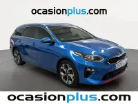 Usado Kia Ceed 136 CV (100 kW) 2021 Azul Utilitario