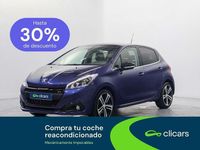 Usado Peugeot 208 GT-line 120 CV (88 kW) 2017 Azul Utilitario