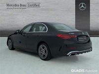 Usado Mercedes C300e AMG line 313 CV (230 kW) 2024 Negro obsidiana