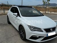 Usado Seat Leon FR 130 CV (95 kW) 2019 Blanco Berlina