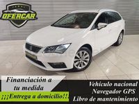 Usado Seat Leon Style 115 CV (84 kW) 2018 Blanco Familiar