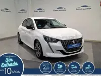 Usado Peugeot 208 Allure 100 CV (73 kW) 2023 Blanco Utilitario
