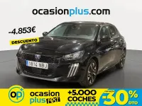 Usado Peugeot 208 Allure 100 CV (73 kW) 2025 Negro Utilitario