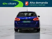 Usado Peugeot 308 SW Style 130 CV (95 kW) 2018 Azul Familiar
