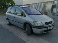Usado Opel Zafira Elegance 125 HP (91 kW) 2003 Cinzento Monovolume