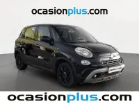 Usado Fiat 500L Cross 95 CV (69 kW) 2021 Negro Monovolumen