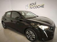 Usado Peugeot 208 Allure 102 CV (75 kW) 2023 Negro Utilitario