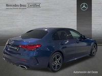 Usado Mercedes C200 AMG line 165 CV (121 kW) 2024 Azul Berlina