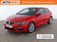 Usado Seat Leon FR 150 CV (110 kW) 2017 Rojo Coupe