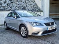 Usado Seat Leon SC Reference 90 CV (66 kW) 2014 Gris Utilitario