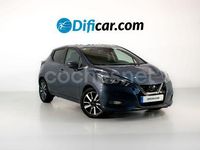 Usado Nissan Micra Acenta 91 CV (66 kW) 2018 Gris Utilitario