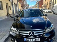 Usado Mercedes E220 Avantgarde 170 CV (125 kW) 2015 Negro Berlina