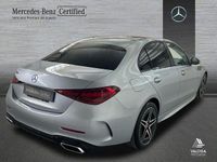 Usado Mercedes C220 AMG line 200 CV (147 kW) 2025 Gris / plateado Berlina