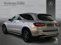 Usado Mercedes GLC220 AMG line 170 CV (125 kW) 2018 Gris / plata SUV