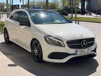 Usado Mercedes A200 AMG line 136 CV (100 kW) 2016 Blanco Berlina
