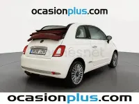 Usado Fiat 500C Lounge 69 CV (50 kW) 2017 Blanco Descapotable