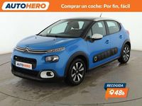 Usado Citroën C3 Feel 82 CV (60 kW) 2017 Azul Utilitario
