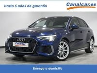 Usado Audi A3 S-Line 150 CV (110 kW) 2021 Azul Berlina