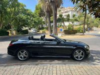Usado Mercedes C200 184 CV (135 kW) 2018 Negro Descapotable