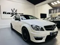 Käytetty Mercedes C63 AMG AMG 457 HP (336 kW) 2011 Valkoinen Coupe - kaksiovinen