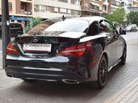 Usado Mercedes CLA200 AMG line 156 CV (114 kW) 2017 Negro Coupe