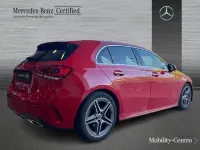 Usado Mercedes A180 AMG line 136 CV (100 kW) 2019 Rojo júpiter